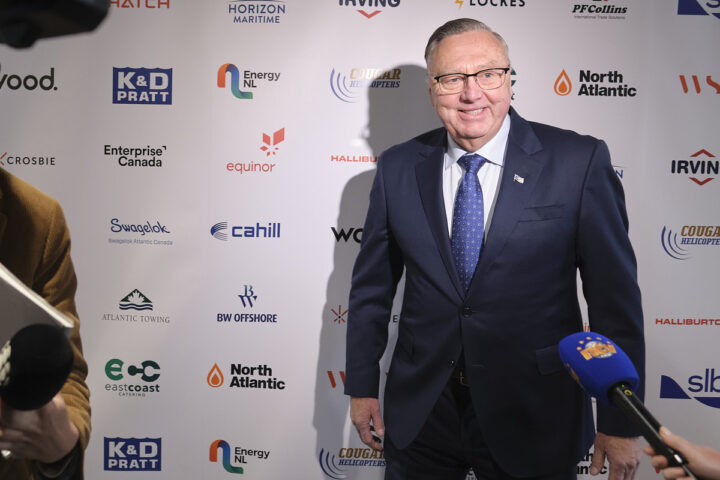 Photo of Newfoundland and Labrador Premier Tony Wakeham by Greg Locke